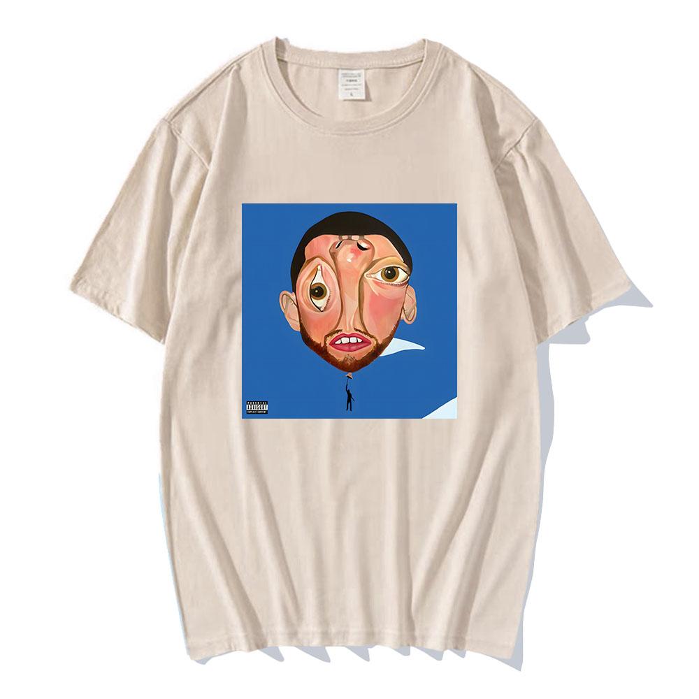 Macc Miller Balloonerism Album Printing T-shirt Short Sleeve Summer O-neck Tshirts 2025 New Fashion Graphic Tee-shirt Men Women