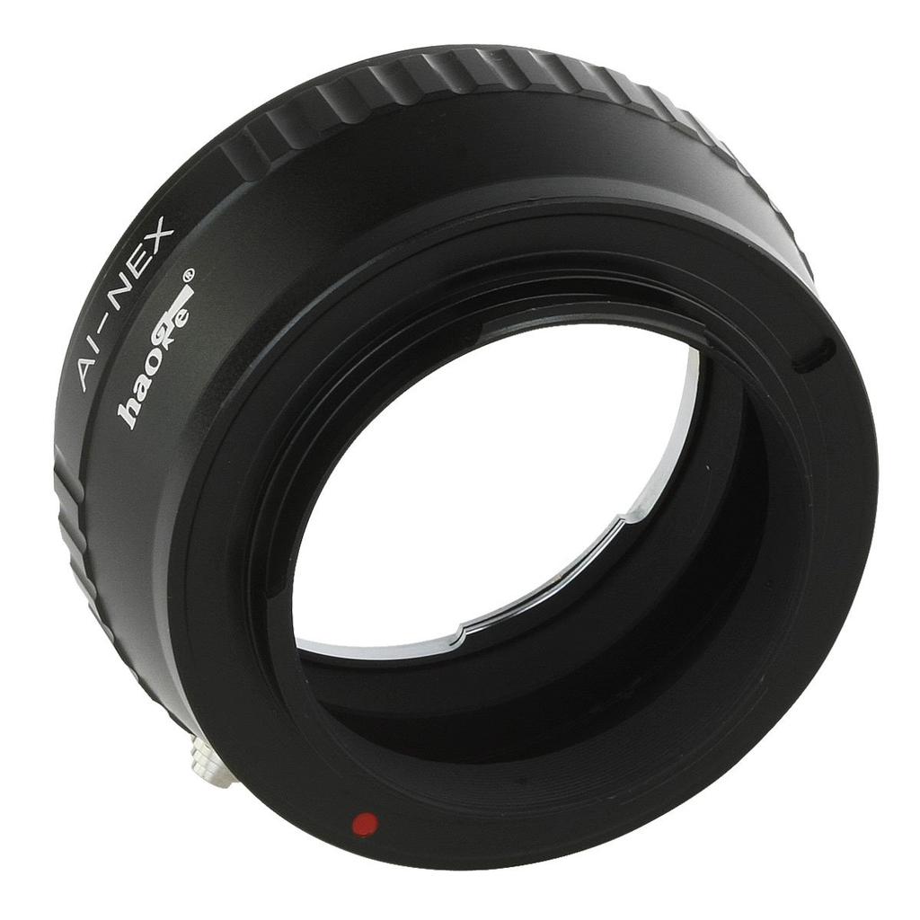 Haoge Lens Mount Adapter for Nikon Lenses to Sony NEX AI/AIS/D-Mount E-Mount Cameras a3000, a3500, a5000, a5100, a6000, a6400, a6500, A7, A7R, A7S,