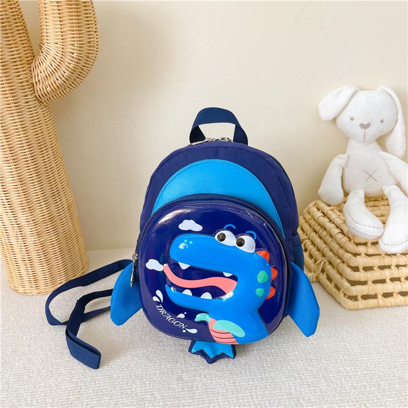 Adorable Cartoon Dinosaur Backpack For Kids Lightweight And Durable Design For School