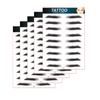 10 Pairs Eyebrow Tattoo For Men Realistic Fake Eyebrows Popular Transfer Sticker