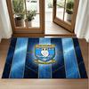 Sheffield Wednesday Design Crystal Velvet Rug Soft Decorative Mat for Bedroom Entrance