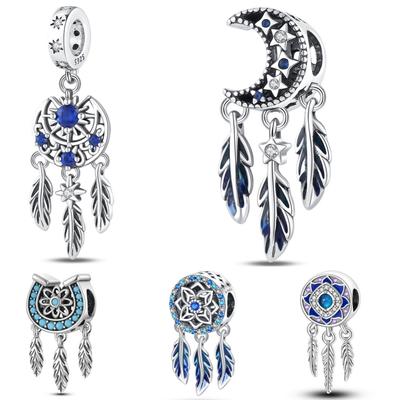 Copper Colorful Dreamcatcher Charm Bead Charms Bead Charms Compatible With Fine Authentic Bracelets Exquisite Do It Yourself Jewellery Gifts Accessory