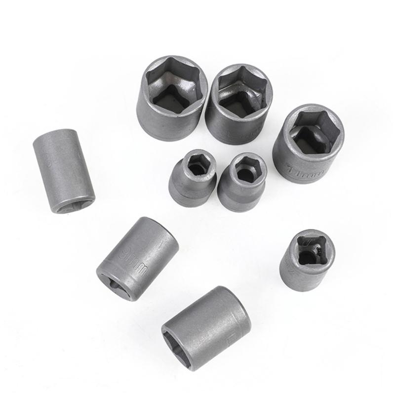 10Pc Quick Install Socket Adapter Set Durability Construction Broad Compatibility for Efficient Work In Various Application