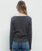 Deomago Basic Boat Neck T-Shirts (Charcoal)
