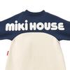 Coverall Rompers Logo Long Sleeve Made in Japan Boys Girls Baby Kids Infant Baby Clothes Clothes 70cm Multicolor [Miki House] Children's 10-1204-491