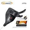 VG Sports Mountain Bike Shifter and Derailleur Set: 8-11 Speed, Aluminum Alloy Body.