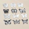 10pcs Skull Butterfly Charms Pendant Enamel Gothic Punk Style DIY Jewelry Making Accessories Necklace Bracelet Findings
