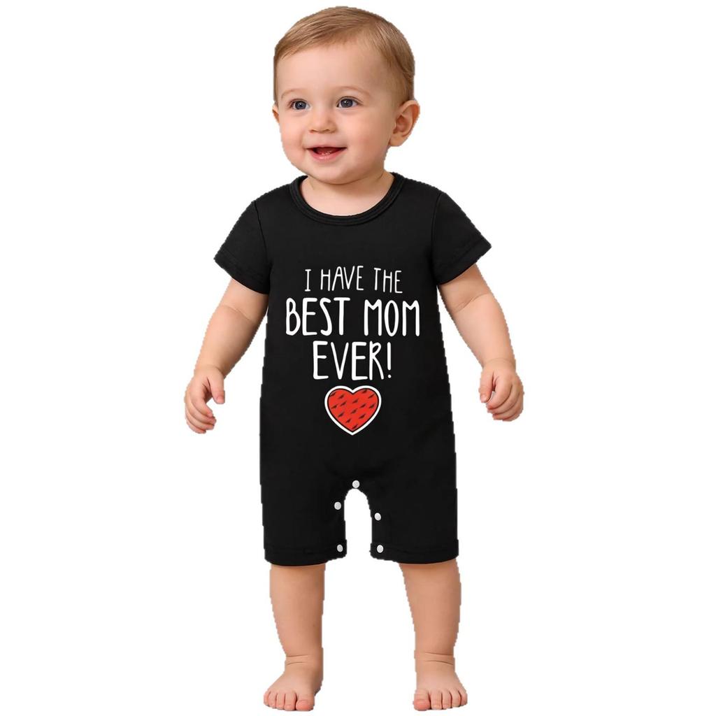 Summer Sale Boys' Toddler Short-Sleeved Bodysuit Romper - Mother's Day Festival Edition