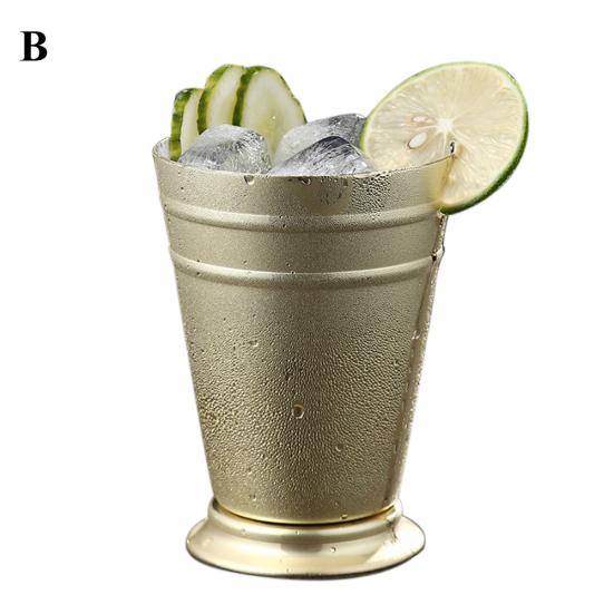 360 ml Edelstahl Julep Cup Stahl Mojito Mint Bier Bar Party Cocktail Getränk