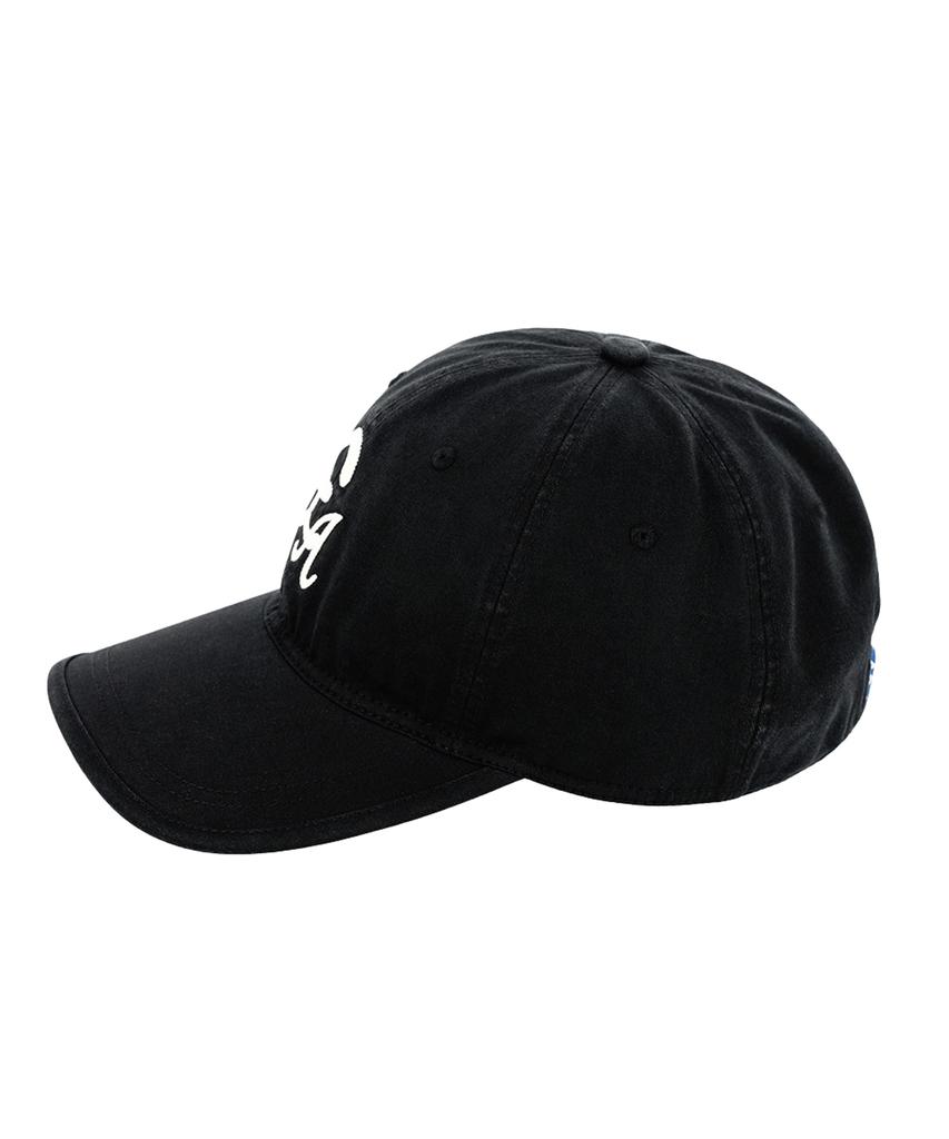 Nonpaundeu Washed £A Ball Cap [Washed Black]