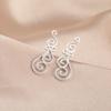 Minimalist Fashion Cut Vine Design Women's Versatile Stud Earrings