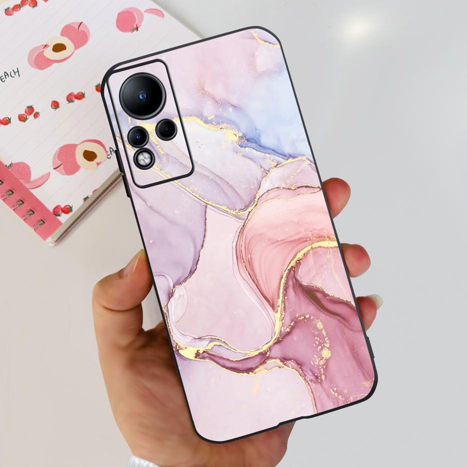 For Infinix Note 11 Case X663 X663B Stylish Painted Back Cover 6.7'' Shockproof Phone Case For Infinix Note 11 Note11 Soft Shell
