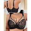 Women S Sexy Lace Embroidered Push Up Bra For Large Bust