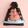 Capybara Travel Drawstring Tote Storage Bag Organizer Bag For Underwear Toy Handbag Storage Bag Cartoon Birthday Gift