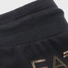 Emporio Armani EA7 Solid Drawstring Mid-Rise Knitted Sports Pants Women Bottoms Black 6LTP67-TJGEZ-1200