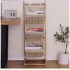 Woven Multi-Layer Snack & Sundries Storage Rack for Living Room