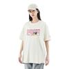 Li Ning X Colaboração Disney Versátil Respirável Solto Macio Confortável Camiseta de Manga Curta Tops Femininos Off-White AHSUA82-5