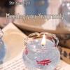 Freesia Scented Candle - Long-Lasting Fish Tank Ornament, Birthday Gift for Her