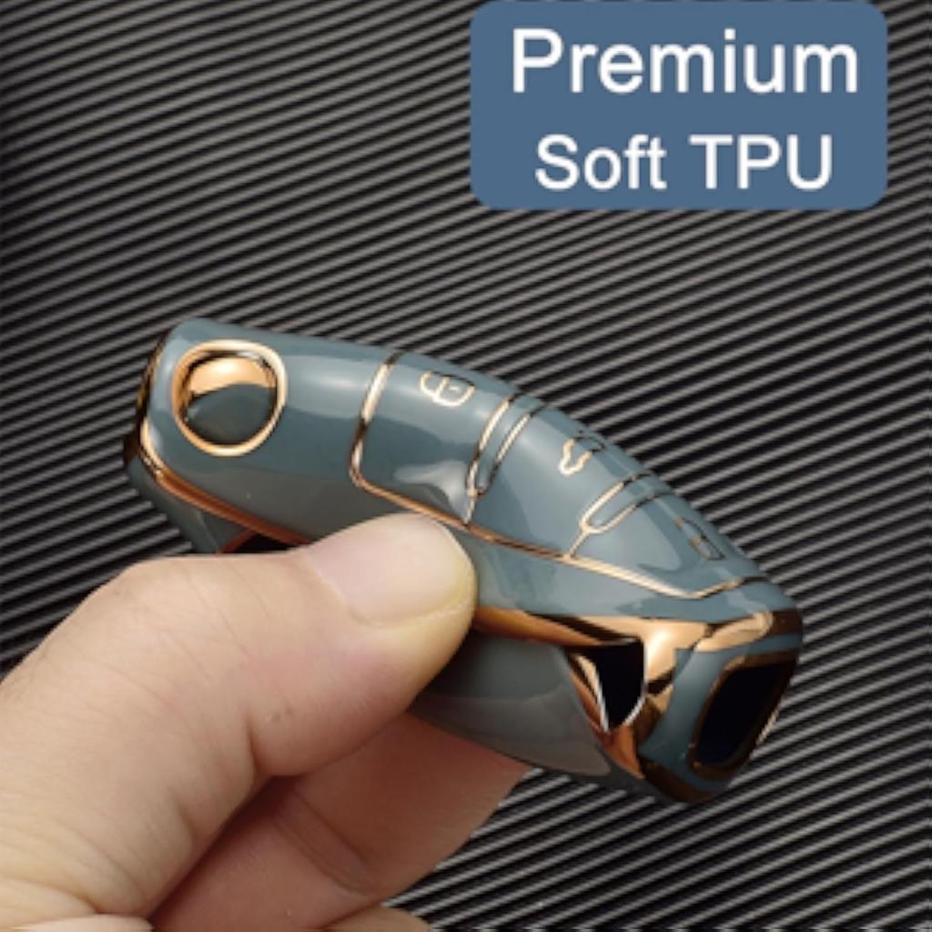 Volkswagen Schlüsselanhänger-Abdeckung, hochwertiger weicher TPU 360 Grad Schutz Schlüsselanhänger-Abdeckung Volkswagen Jetta Golf Polo MK6 Passat Tiguan Schlüsselanhänger