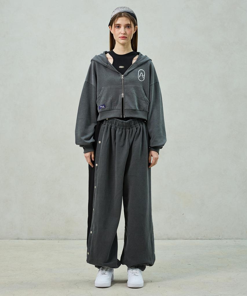 Arikim Pita Hood Zip-Up / Charcoal