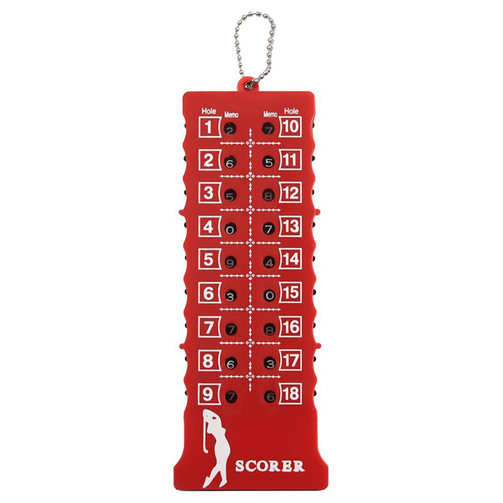 Portable Golf Score Counter Scoreboard Training Practice Competition Accessory Gifts for Golf Lovers Friends