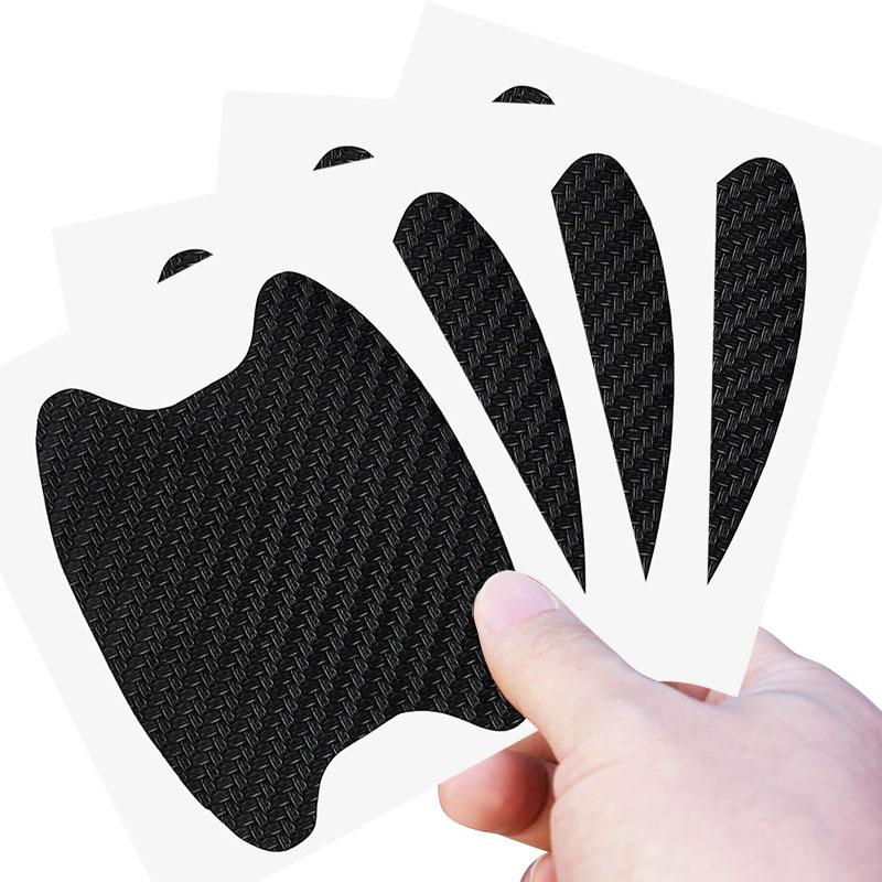 Car Door Sticker Carbon Fiber Scratches Auto Handle Protection Film For Porsche Boxster Cayenne Panamera Macan Cayman 911 918 996 917 991