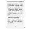 6 Inch E Book Reader with 300DPI Clear Screen 4+64GB Storage Built in Reading Light White