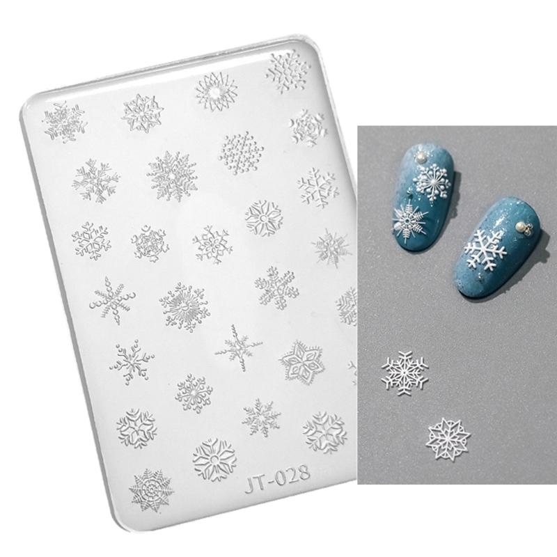 Flower Nail Art Silicone Mold 3D Butterfly Embossing Gel Print Stencil Nail Carving Template Tool for DIY Nail Art Decors
