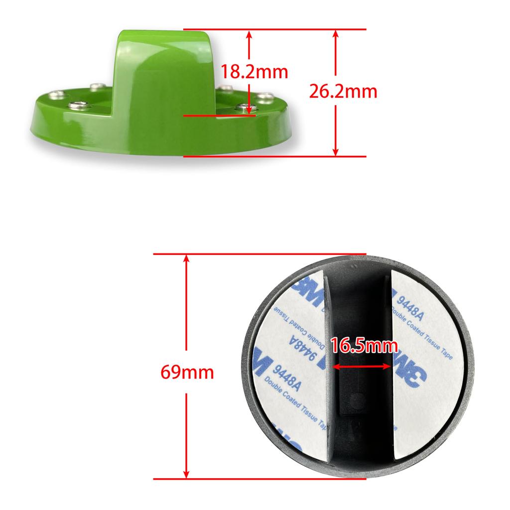 JLMFC Rare Handmade Jimny Gas Filler Cap Cover (Green) [Used]