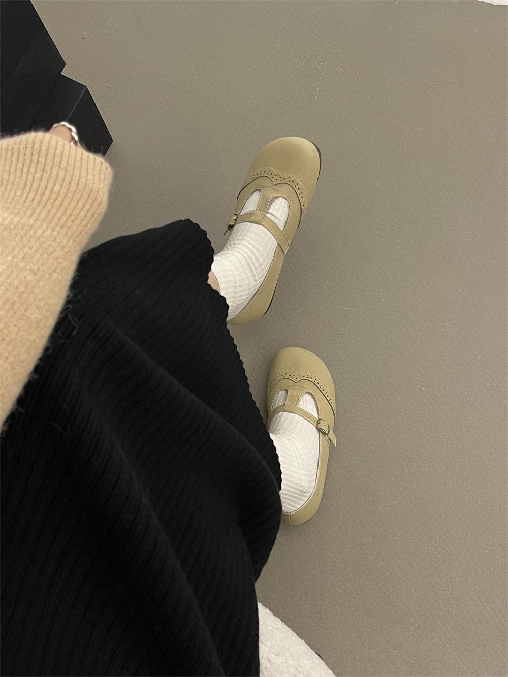 

Бархатные туфли-лодочки на плоской подошве женские осенне-зимние с ремешком T-образной формы туфли Мэри Джейн теплые пушистые туфли женская обувь 40 абрикосовый