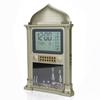1Pcs Plastic Islamic Prayer Digital Calender Time Display Alarm Wall Clock(grey)