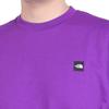The North Face Short Sleeve Small Box Logo UV TNF Size M Men's Tee, Quick-Drying, Anti-Static, Protection, Purple,
