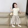 Korean Style Summer Vest Set for Baby Girls 2026 - Trendy Two-Piece Outfit