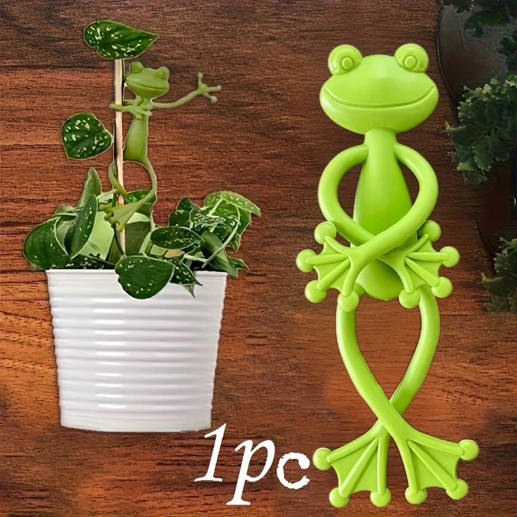 3 buc Suport de plante în formă de broască Simplu ca aspect, dar necompromițător în susținerea creșterii sănătoase, îmbunătățind vigoarea plantelor în timpul procesului de creștere