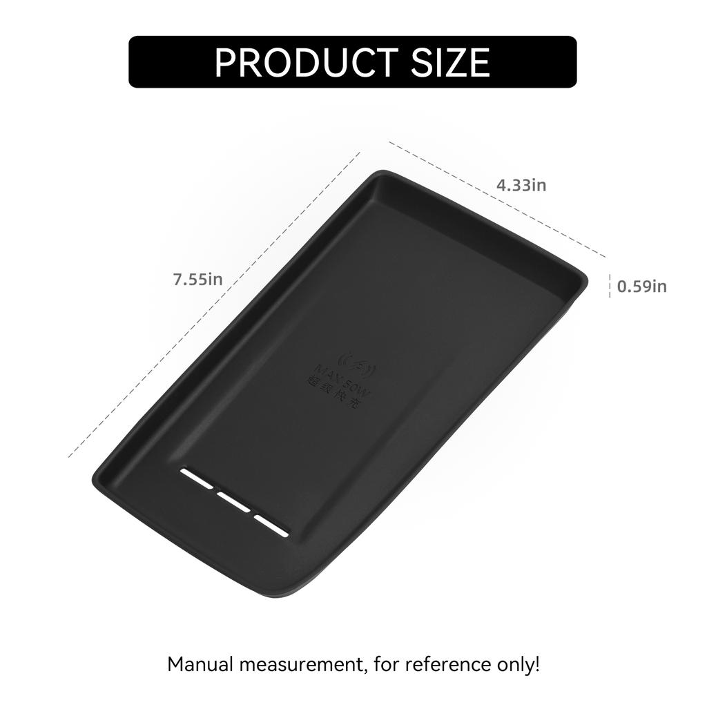 for Geely Boyue L/Starray 2025 Car Anti Dirt Pad Mobile Wireless Charging Anti-Slip Mats Silicone Interior Accessiories Black