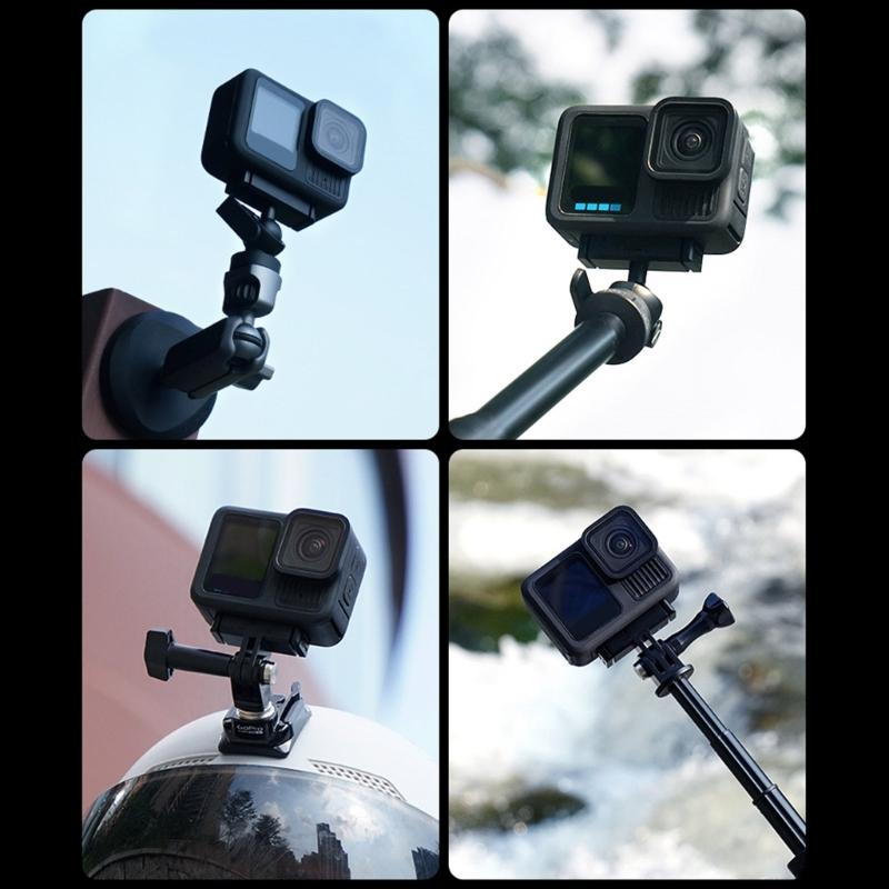 Aluminum Alloy Quick Mount for 13 Black, Magnetic Camera Adapter Double Claw/Ballhead Port Easily Release