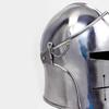 Medieval Barbute Helmet Role Play Knight Wearable Steel Helmet