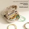 6-Layer Jewelry Storage Bag, Pu Jewelry Pouch Bags For Watch Bracelet Rings Earring Crystal, Portable Travel Jewelry Case