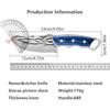 Cuțite de bucătărie Cuțit de măcelar forjat Cuțit de dezosat Satar pentru carne Bucătar Pescuit Instrument de tăiat