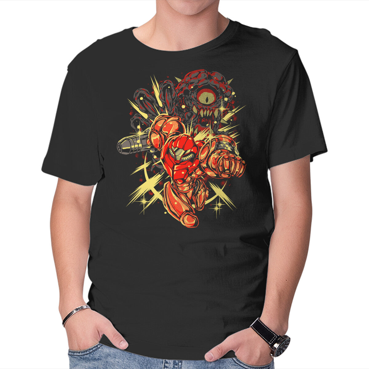 Unisex Crew Neck T-Shirt Glow Of Hope Graphic Short Sleeve Casual Tee L