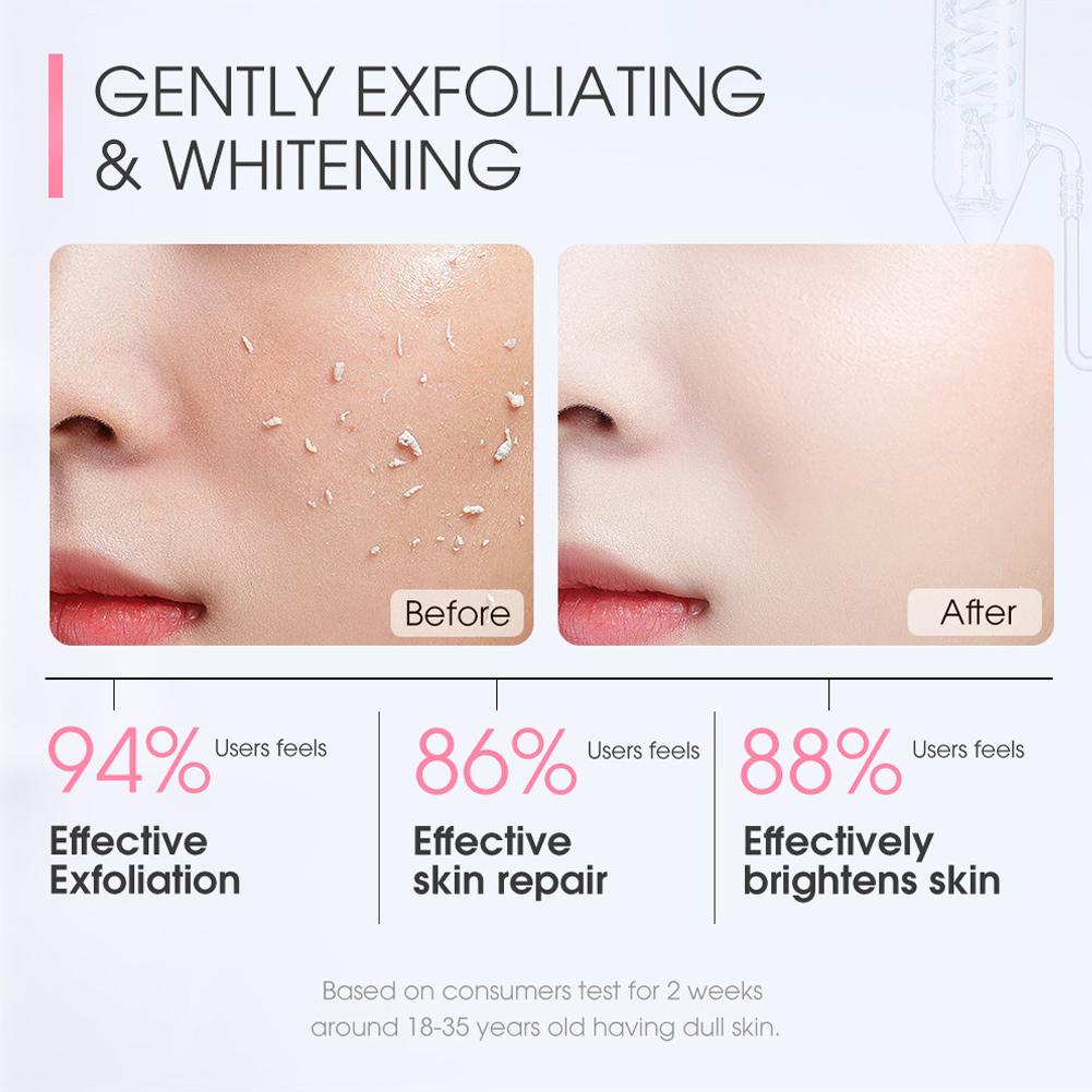 Niacinamide Exfoliating Gel Whitening Facial Body Scrub Blackhead Skincare Exfoliators Whitenin M6G3