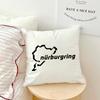 Cool N-Nurburgrings Car Cushion Cover Comfortable Soft Hogar Pillowcase For Sofa Living Room Bed Home Decor Protective Covers