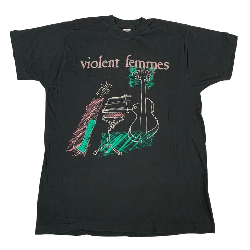New Violent Femmes 1989 Tour Cotton Black S-5XL T-Shirt Unisex T-Shirt S