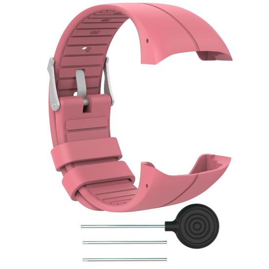 Watch Band Adjustable Waterproof Silicone Waterproof Wrist Strap for Polar M400/M430 GPS Sport