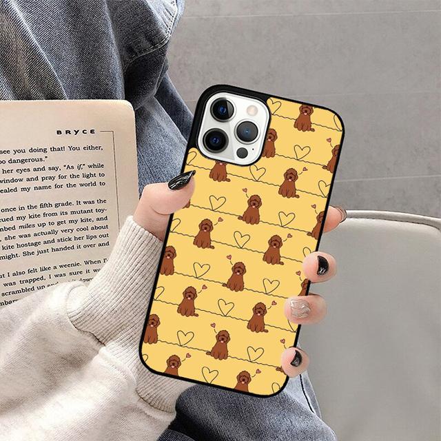 Cartoon Cavoodle Cavapoo Mobile Phone Cases Cover For iPhone 17 Air 16 16e 15 14 12 13 11 Pro MAX apple Plus Coque