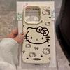 Lichee Pattern Hello Kitty Phone Case For OPPO A5X A3X A5 A3 Pro A60 A98 A79 A78 A58 A55 A54 A15 A16 A17 A52 A72 A74 A5S cover