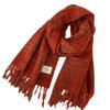 Beige High End Plaid Scarf for Women in Autumn and Winter Korean Atmosphere New Warm Shawl Student Scarf