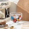 Coffee Pods Holder Counter Organizer with Handle Spacious Capacity Quick Access Multi-Purpose Capsule Basket Coffee Bar Accessories