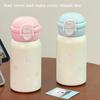 Ins Girls Daily Travel Double Drink Thermos Cup Snowflake Pony Fresh Portable Niche Non-collision Portable Cup