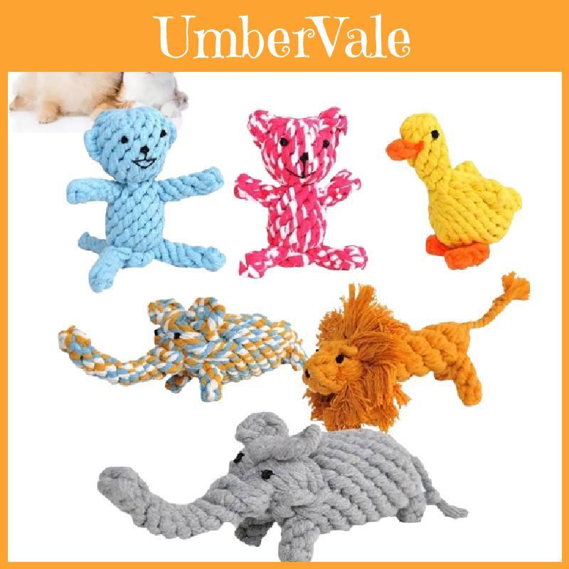 Handcrafted Animal Pet Toys For Dogs Featuring Colorful Cotton Rope Durable Chew Duck Giraffe Moose Ideal For Interactive Playtime